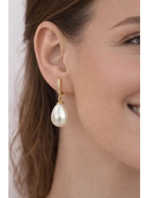 Sacce Scarves & Accessories Sallantılı İnci Küpe