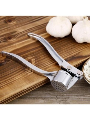 Akinco Paslanmaz Çelik Yuvarlak Hazneli Sarımsak Presi