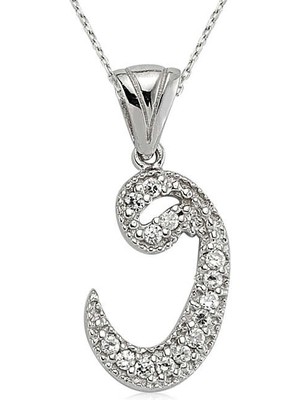Pileli Store 925 Ayar Gümüş Vav Kadın Gümüş Kolye PT0470001 (72)