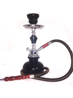 Pileli Store Küçük Boy Nargile Takımı - Siyah