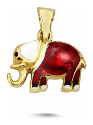 Zeya Kuyumculuk 14 Ayar Altın Fil Figürlü Kolye Ucu