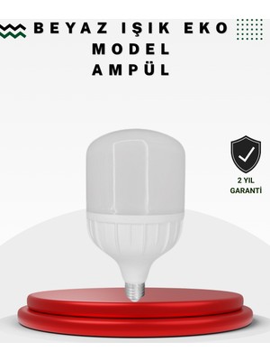 Pileli Store Acil Durumlara Uygun Şarjlı Torch LED Ampul 30 Watt