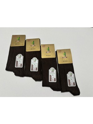 Özeren Erkek Bambu Dikişsiz Çorap 4'lü