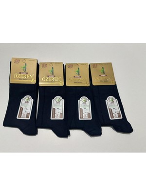 Özeren Erkek Bambu Dikişsiz Çorap 4'lü
