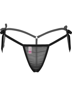 Pileli Store Büyük Beden Seksi Iç Çamaşırı Kırmızı Fantezi String