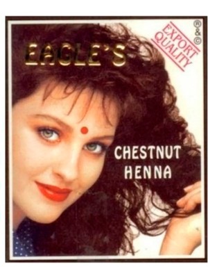 Pileli Store Eagle's Orijinal Hint Kınası Saç Boyası Kestane Rengi - Chestnut Henna