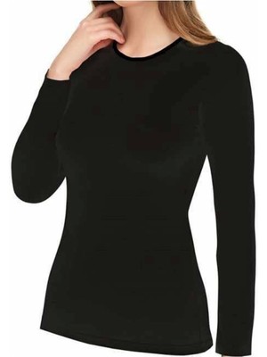 Pileli Store 1273 Sıfır Yaka Uzun Kollu Badi Atlet