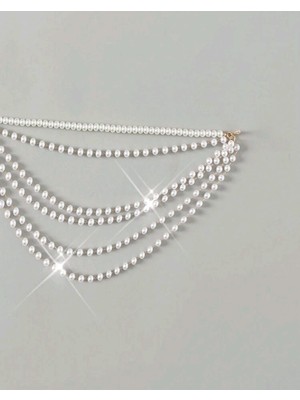 Pileli Store Inci Şıklığıyla Plajlarda Parla – Ayarlanabilir Bikini Zincir Aksesuarı