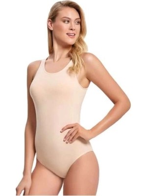 Pileli Store 9252 Kadın Kalın Askılı Çıtçıtlı Atlet