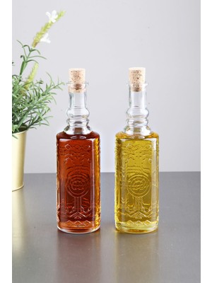 Zenvia Dekor Yağdanlık  Sirkelik Şişe 2li Set (72)