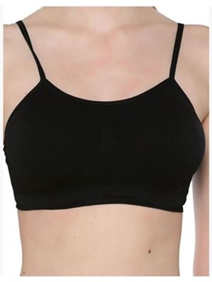 Pileli Store Siyah Kadın Pedli Toparlayıcı Sütyen Korse - 706