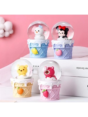 Pileli Store Mickey Mouse Işıklı Kar Küresi 9 cm ALK3111