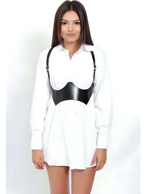 Pileli Store Tarz Kemer, Elbise Kemeri, T-Shirt Üzeri Kemer - 1335