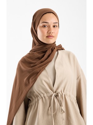Lavin Scarfs Daily Koleksiyonu Viskon Şal Kahve