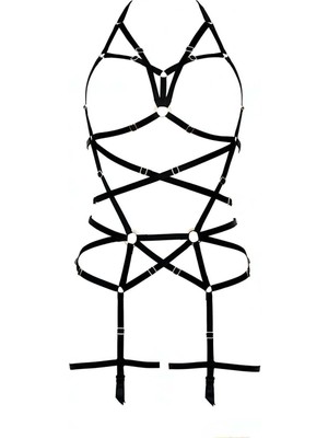 Pileli Store Şık ve Seksi Harness  Jartiyer - 348