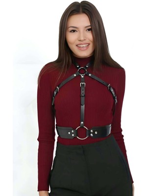 Pileli Store Gömlek Kemeri, Elbise Kemeri, T-Shirt Üzeri Kemer - 1334