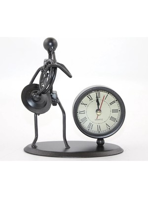 Pileli Store Metal Müzisyen Saat ALK2404