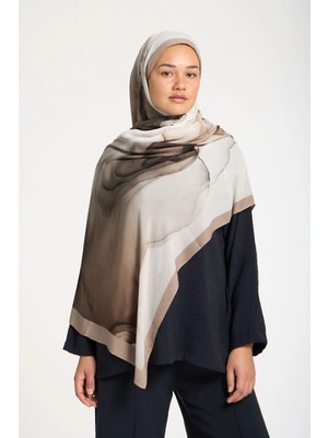 Lavin Scarfs Degrade Motion Koleksiyonu Vison Şal Kum