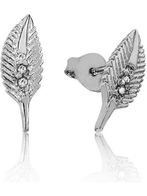 Zenvia 925 Ayar Gümüş Yaprak Çivili Küpe EA1160108 (72)