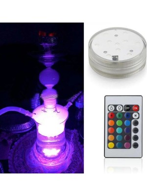 Pileli Store Nargile Işıklandırma LED Su Geçirmez Kumandalı Aydınlatma