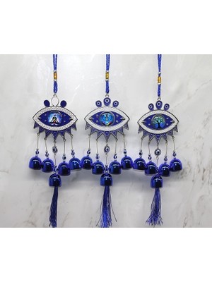 Pileli Store Metal Nazar Boncuğu Çan ALK3494