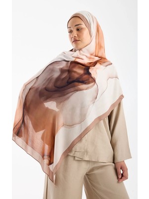 Lavin Scarfs Degrade Motion Koleksiyonu Viskon Şal Bronz