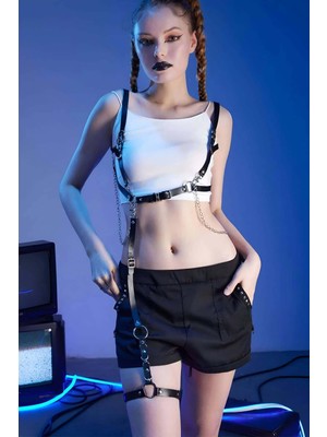 Pileli Store Günlük Kullanıma Sık Seksi Harness - 802