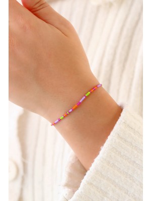 Kübüşün Atölyesi KA-032 Miyuki Bileklik - Ince Dizi Serisi - Model 14