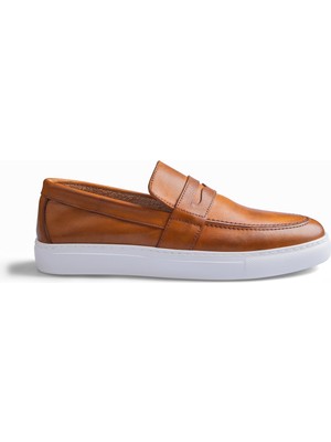 CARVAO Nile Casual Hakiki Deri Loafer Taba Erkek Ayakkabı