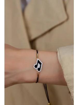 Kübüşün Atölyesi KA-022 Miyuki Bileklik - Müzik Serisi - Nota