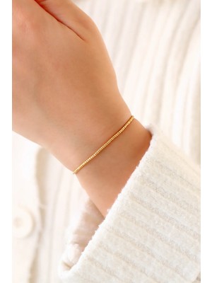 Kübüşün Atölyesi KA-032 Miyuki Bileklik - Ince Dizi Serisi - Model 6