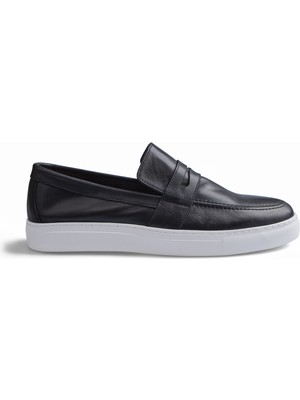 CARVAO Nile Casual Hakiki Deri Loafer Siyah Erkek Ayakkabı