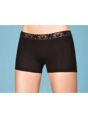 Pileli Store Dantelli Kadın Boxer 2103