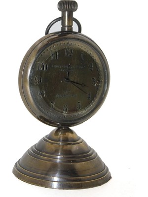 Pileli Store Masa Üstü Pirinç Saat 16142