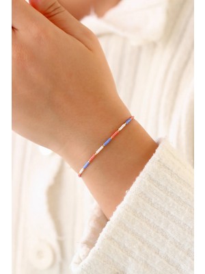 Kübüşün Atölyesi KA-032 Miyuki Bileklik - Ince Dizi Serisi - Model 10