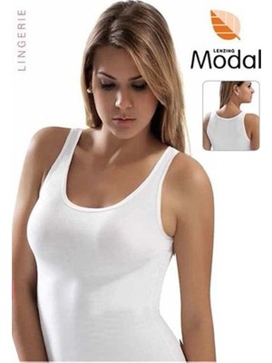 Pileli Store Dorya Modal Kalın Askı Atlet 1071