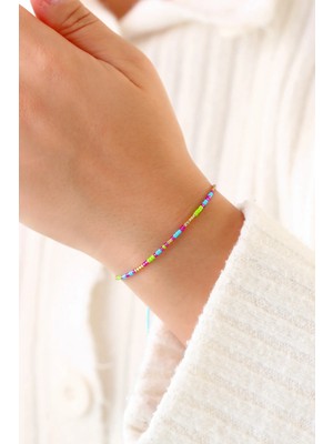 Kübüşün Atölyesi KA-032 Miyuki Bileklik - Ince Dizi Serisi - Model 3