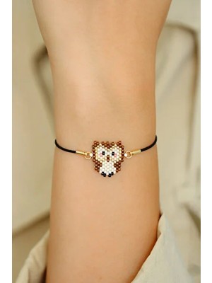 Kübüşün Atölyesi KA-019 Miyuki Bileklik - Hayvanlar Serisi Baykuş