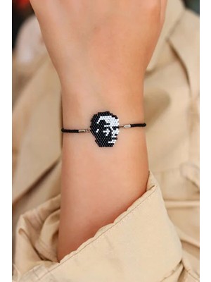 Kübüşün Atölyesi KA-029 Miyuki Bileklik - Vatan Serisi - Atatürk