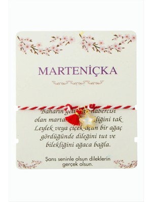 Yıldız Püskül Marteniçka Ip Bileklik Nemere