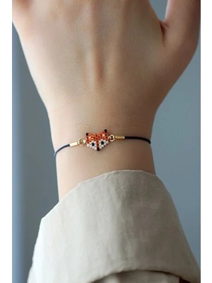 Kübüşün Atölyesi KA-019 Miyuki Bileklik - Hayvanlar Serisi Tilki