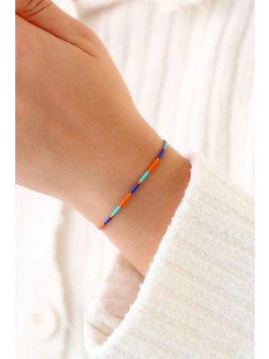 Kübüşün Atölyesi KA-032 Miyuki Bileklik - Ince Dizi Serisi - Model 1