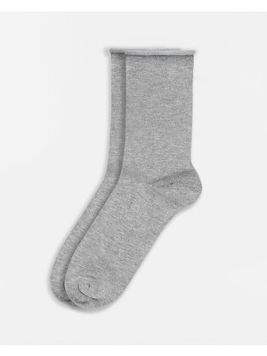 Bolero Kadın Roll Top Lastiksiz Bambu Çorap