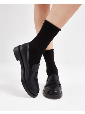 Bolero Kadın Roll Top Lastiksiz Bambu Çorap