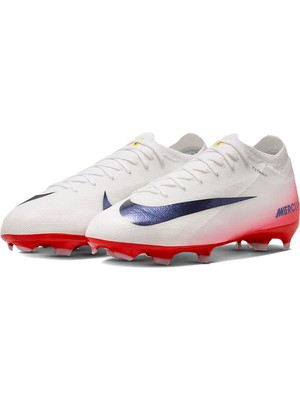 Nike Çocuk Futbol Krampon Ayakkabı Çim Saha Profesyonel Mercurial Vapor Beyaz Kırmızı (HV2158-600)