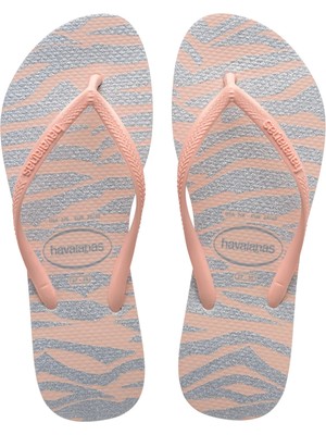 Havaianas Slim Animals Glitter Ballet Rose Kadın Terlik 41-42
