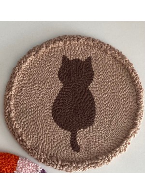 Renkli Masal Atölyesi Punch Takı Halısı Bardak Altlığı