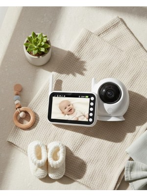 TeknoKapsül Canlı Izleme Özellikli Ortam Dinlemeli Bebek Monitörü