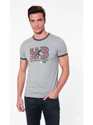 Pileli Store Berrak Erkek  43 Baskılı T-Shirt 1038