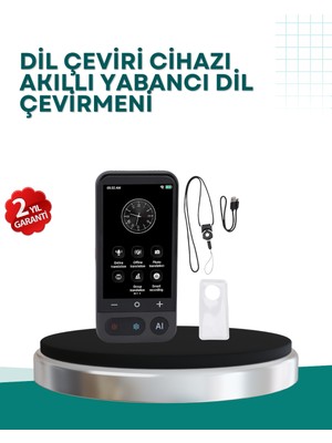 TeknoKapsül 4.0 Inç Dokunmatik Ekranlı Akıllı Çeviri Cihazı